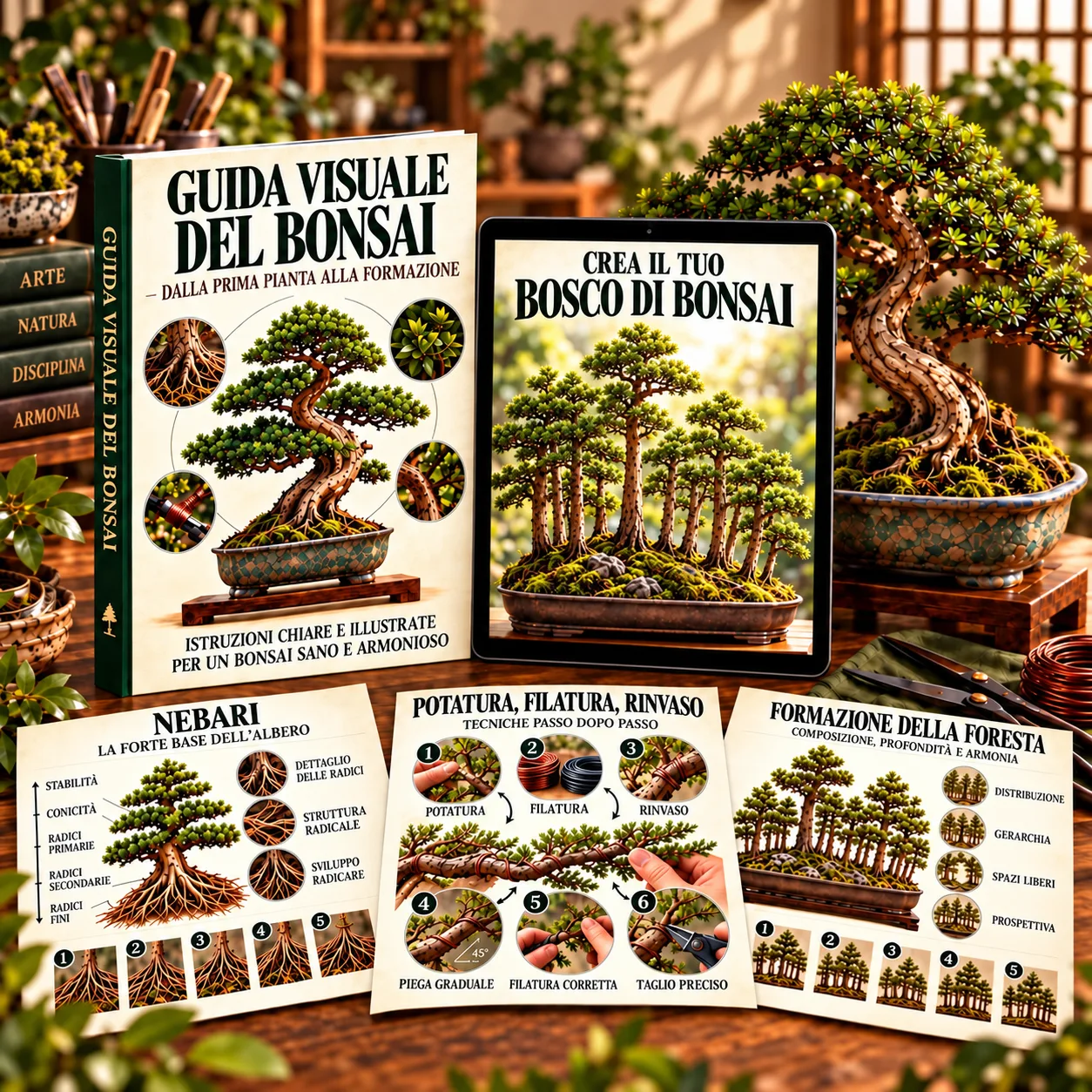 Guida Visuale del Bonsai in italiano