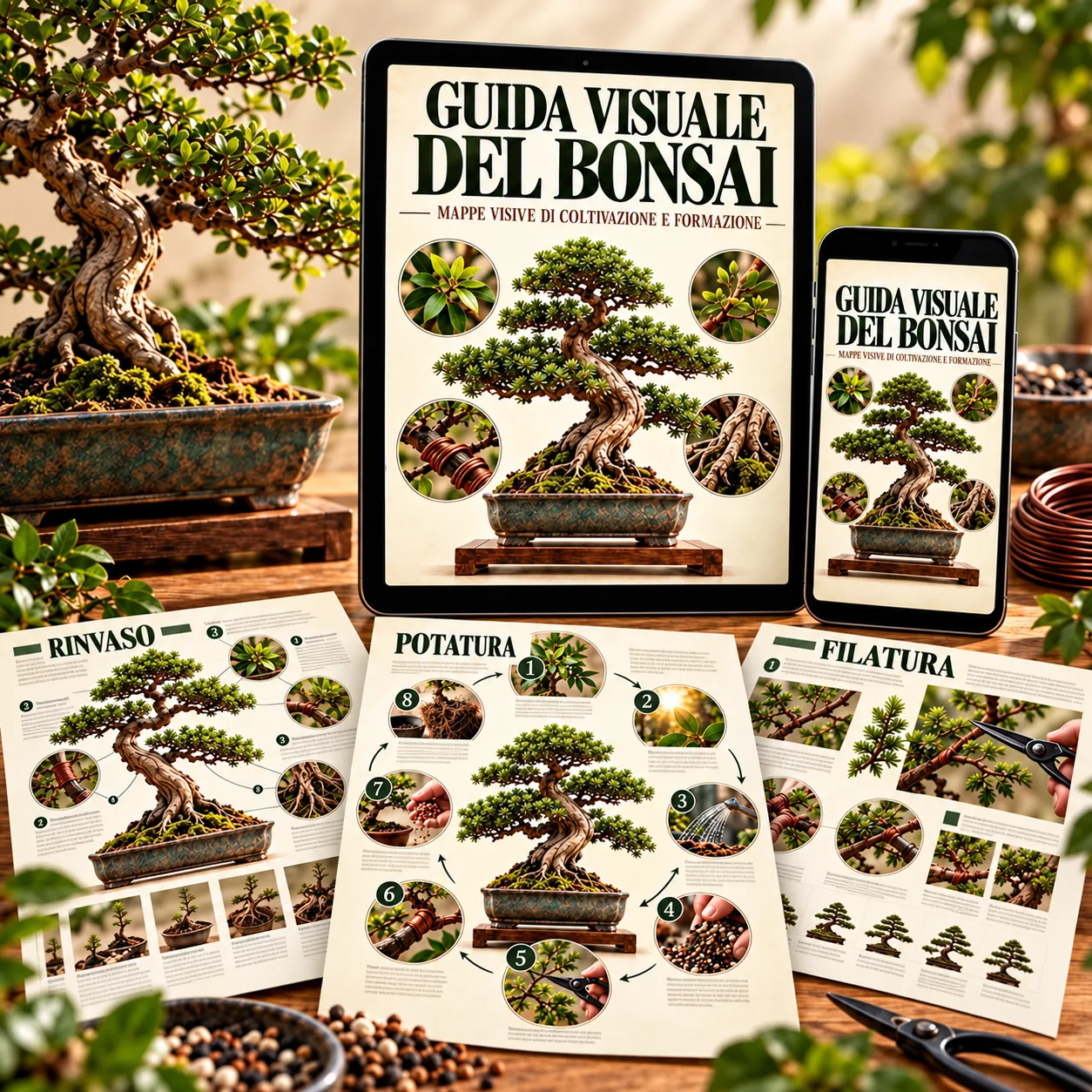 La guida visiva su tablet e smartphone con mappe illustrate