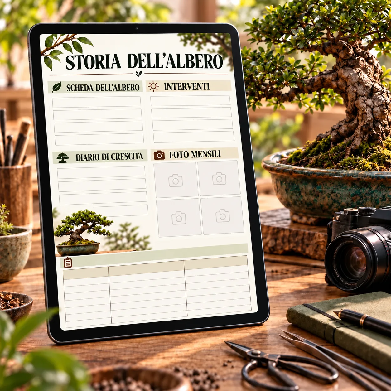 Schede italiane per la storia dell'albero